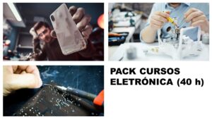 Pack Cursos Eletrónica (40 h) | Curso Técnico de Reparação de Smartphones + Curso Técnico de Manutenção de Drones + Curso Básico de Soldadura Eletrónica